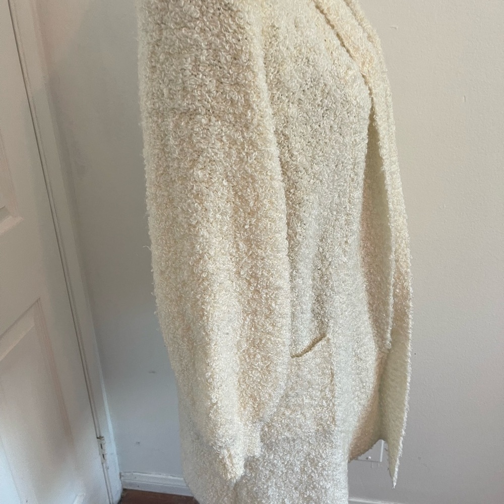 Vintage Adele  Joyce Cream Shaggy Cardigan - Picture 5 of 13